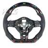 Volant carbone sport LED haut de gamme pour Volkswagen Golf 6 et Polo GTI