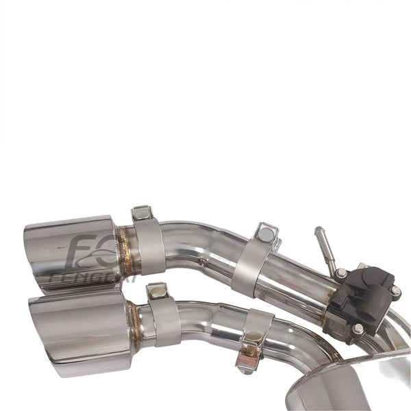 Ligne d’échappement à valves inox Golf 7 R et 7.5 R 2.0T