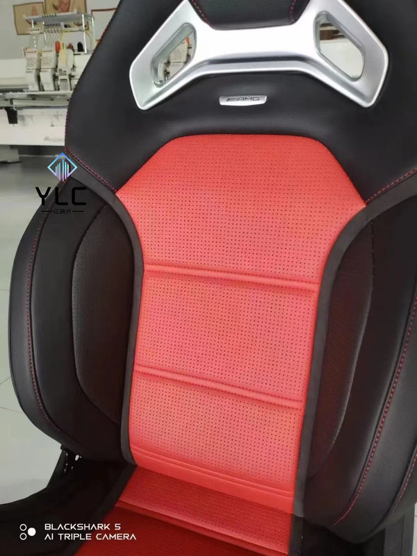 Sièges sport YLC cuir rouge et noir Mercedes Classe G W464, 2019–2024