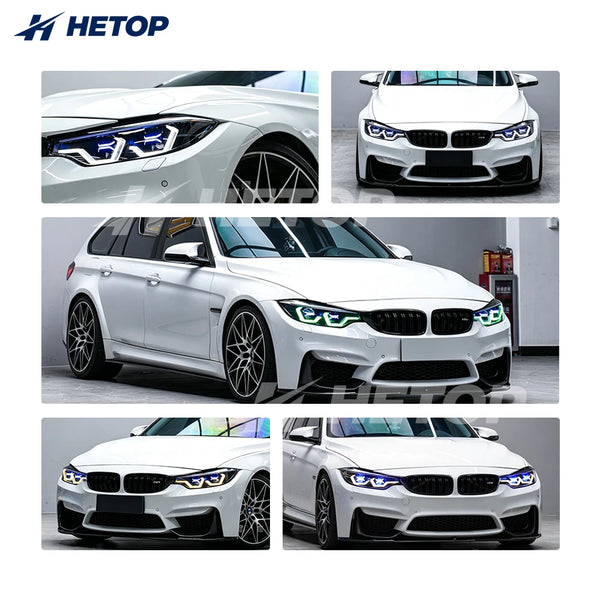 Phares LED DRL RGB HETOP style OSS – BMW Série 4 F32, M3 F80, M4 F82, 2012-2022