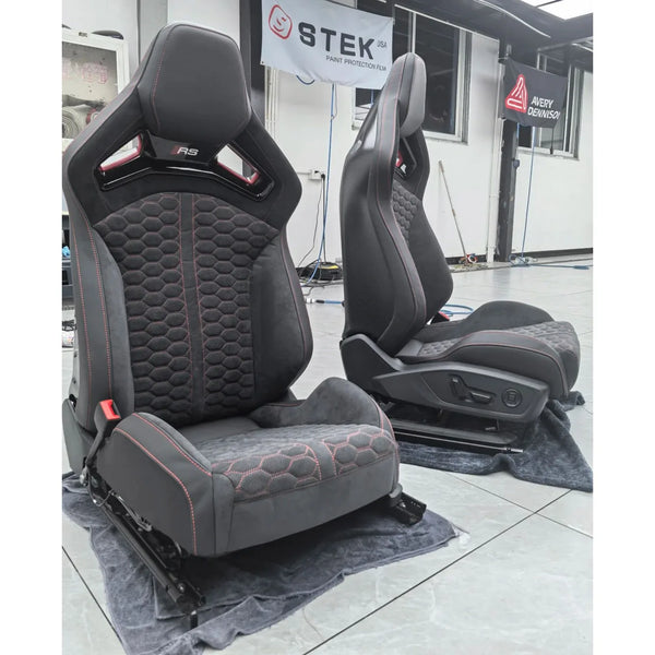 Siège Baquet Fibre de Carbone Réglable – Véhicules Sportifs – Version 2