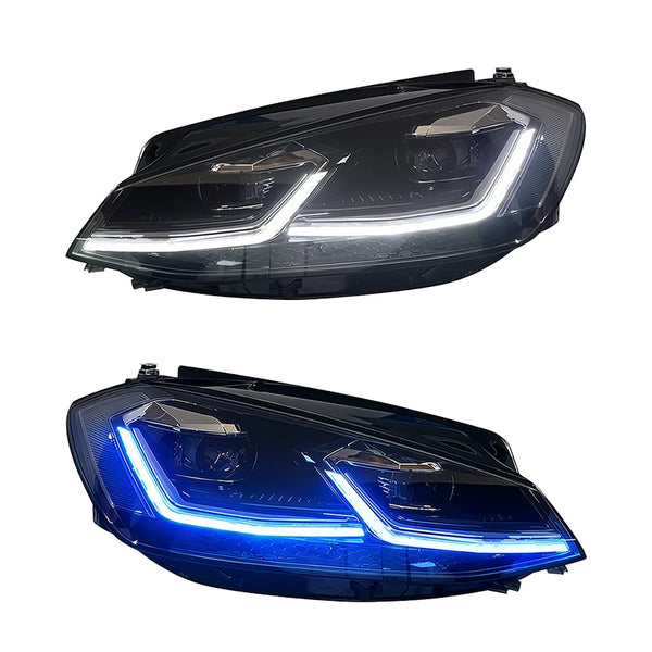 Phares avant LED YU GUANG, remplacement des phares halogènes – Volkswagen Golf 7/7.5 Mk7, 2013-2019