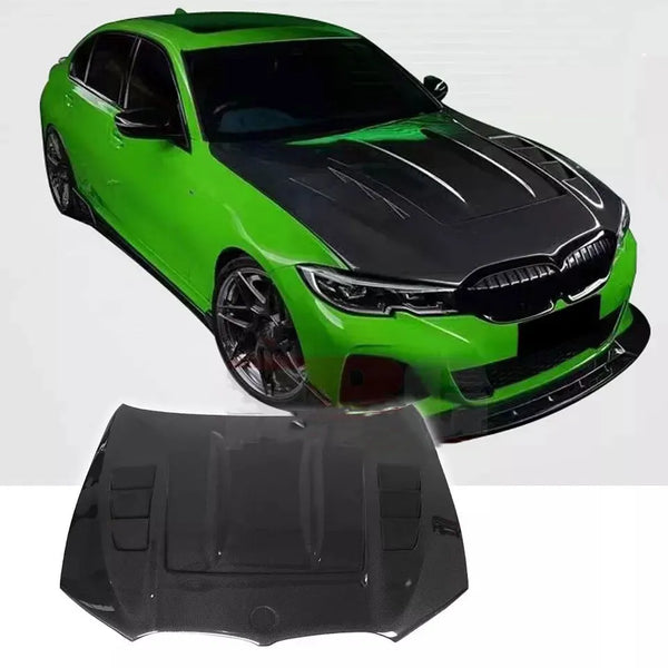 Capot carbone style KSS BMW Série 3 G20, dès 2019 — vue 4