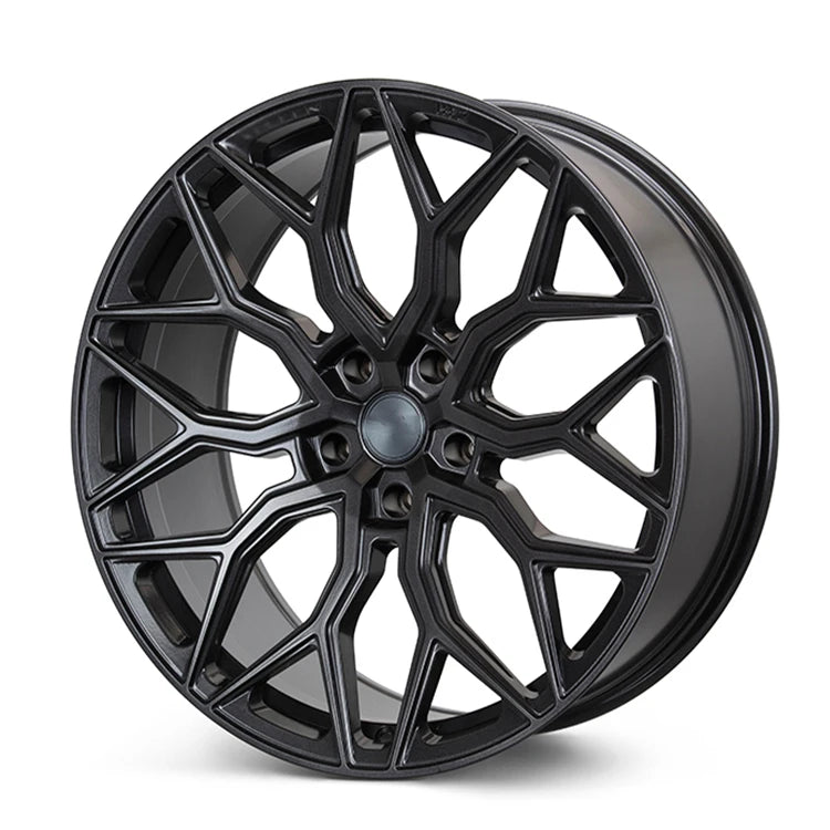 HF-2 personnalisé Forged 1 pièce monobloc Wheel All Size noir Machined 18 pouces 5x4.5 Muti branches design jantes en alliage
