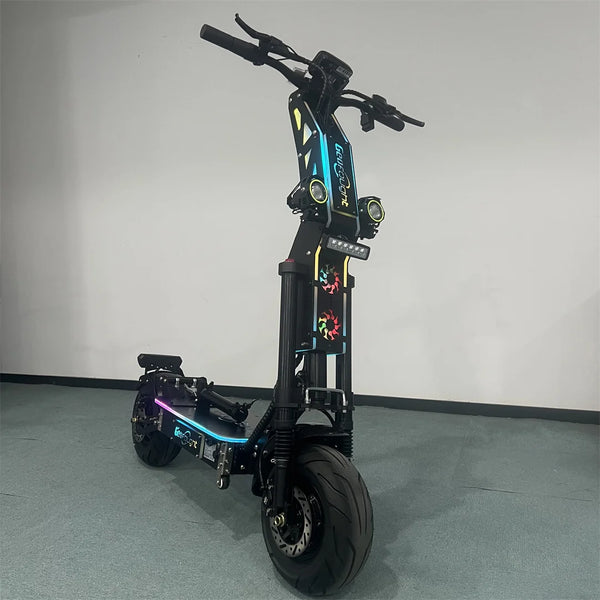 Trottinette Électrique Sport 72V 10000W – Batterie Lithium 40Ah, Contrôle par Application – Version 2
