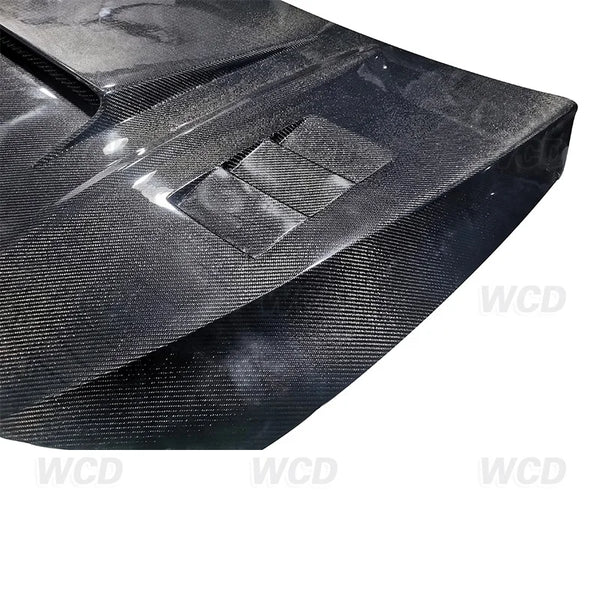 Capot carbone style WCD Volkswagen Golf 8, 2020–2022 — vue 4
