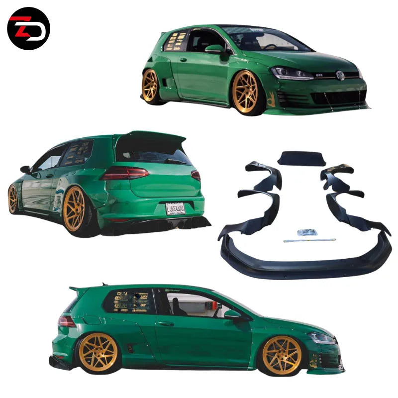 Kit carrosserie large style Rocket Bunny pour Golf 7
