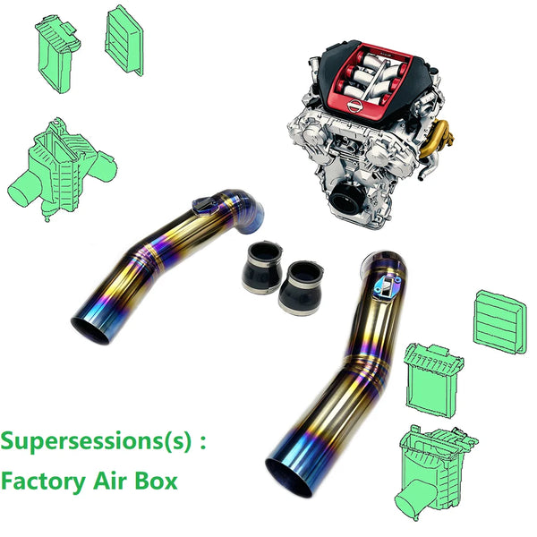 Kit admission titane Nissan GT-R R35 - Street & Track — vue 2