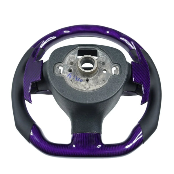 Volant carbone cuir avec écran LED pour Volkswagen B6 et Golf 5 GTI R