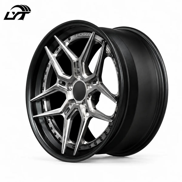 LYT personnalisé Forged fibre de carbone Lip fortement concave léger personnalisé Alloy Rims 18 19 20 21 22 pouces performanc