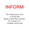 Siège Baquet Carbone Sec Réglable – Ferrari