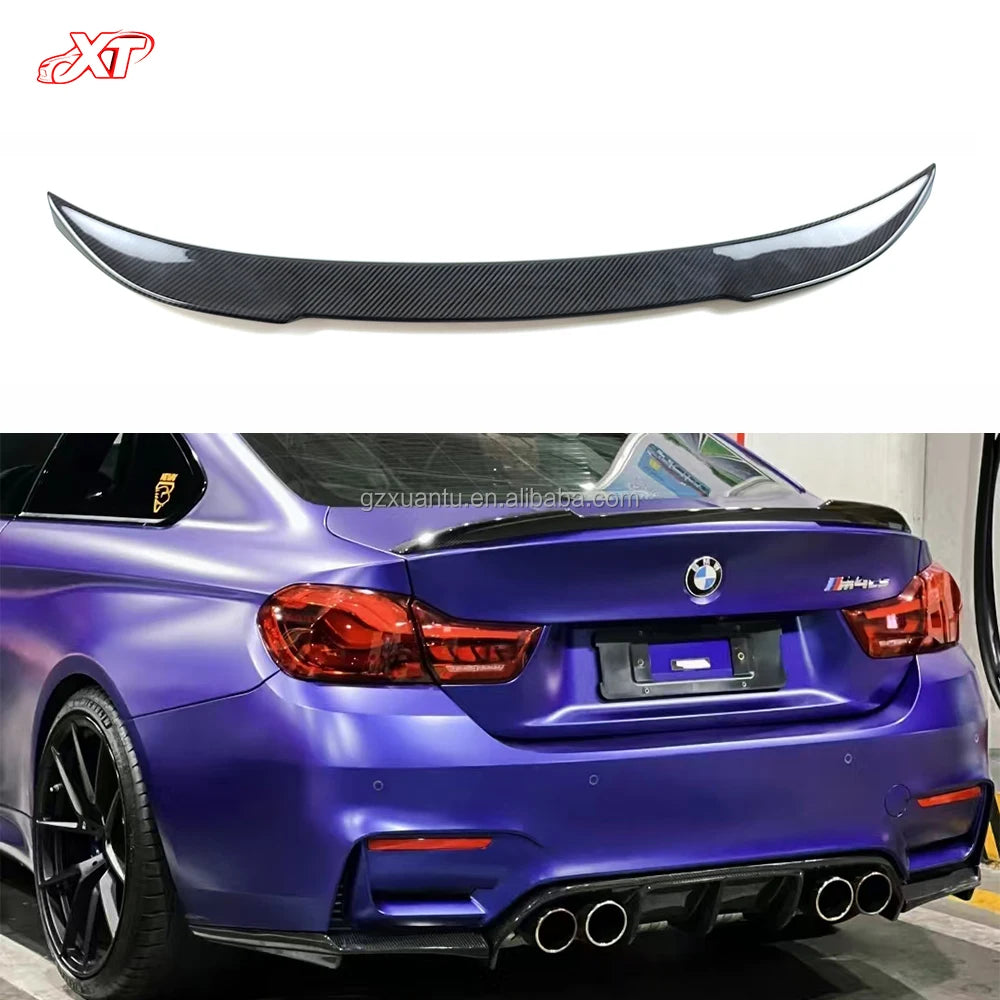 Becquet de coffre carbone style CS pour BMW Série 4