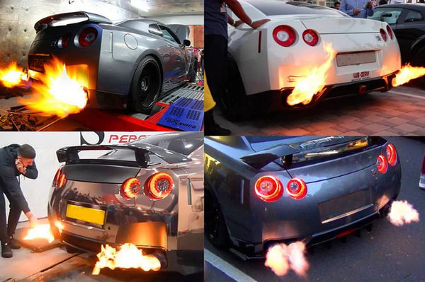 Kit flammes d'échappement Racing Power Builder Type B — vue 5