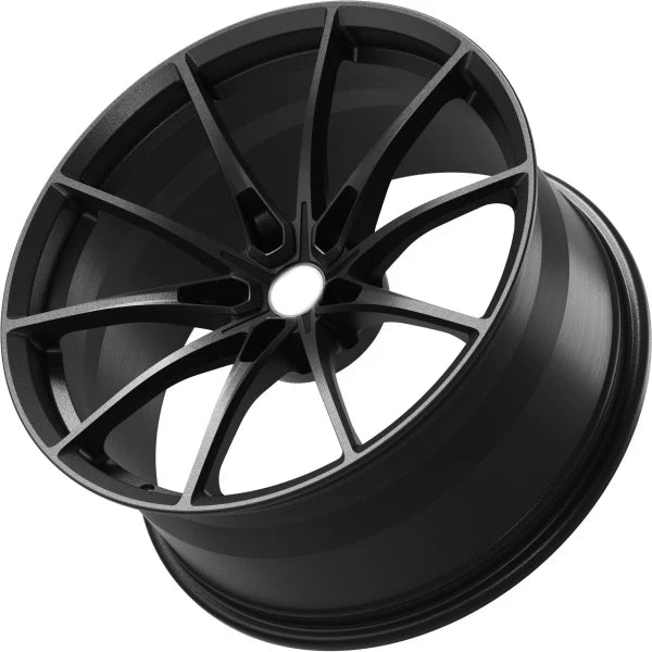 Jantes forgées concaves sur mesure bleu foncé à 5 branches doubles, 16 à 18 pouces, 5x114,3 et 5x100