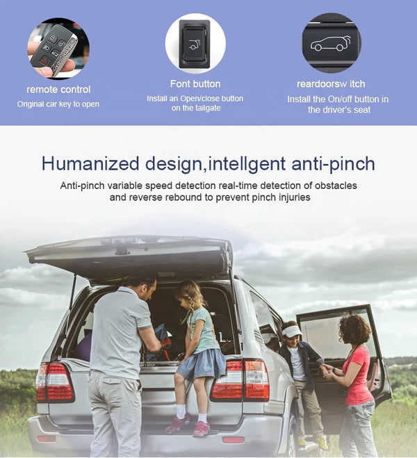 Kit de hayon électrique avec fonction anti-pincement pour Peugeot 2008, 308 et 508