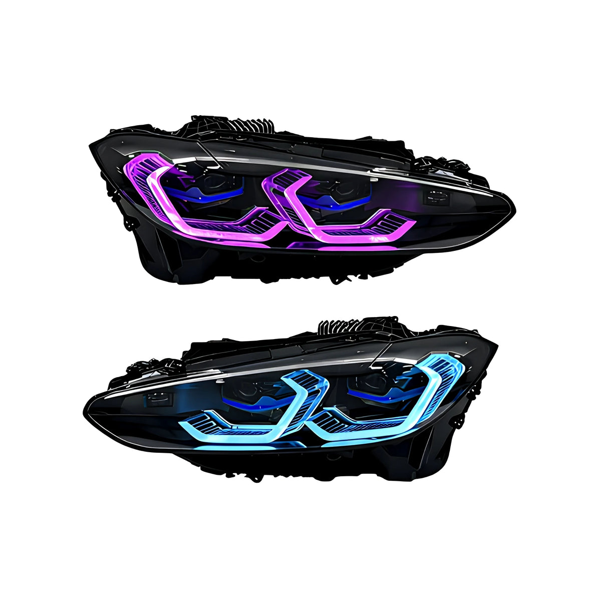 Phares LED laser RGB multicolores personnalisables, 12V – BMW Série 4 G22/G23/G26/G80/G82, M3/M4
