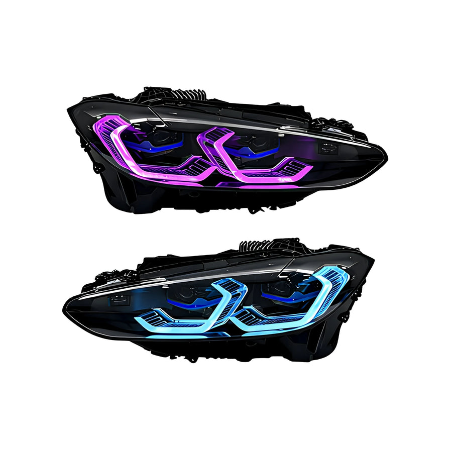 Phares LED laser RGB multicolores personnalisables, 12V – BMW Série 4 G22/G23/G26/G80/G82, M3/M4