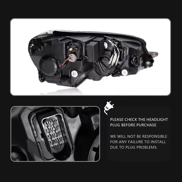 Phares LED DRL avec clignotant dynamique – Volkswagen Golf 7 Mk7, 2013-2017