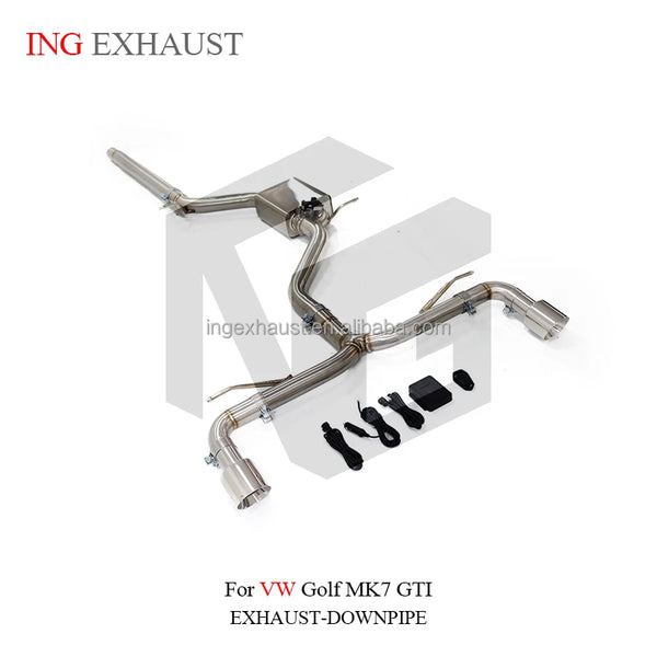 Ligne d’échappement à valve ING pour Golf 7 GTI — vue 3