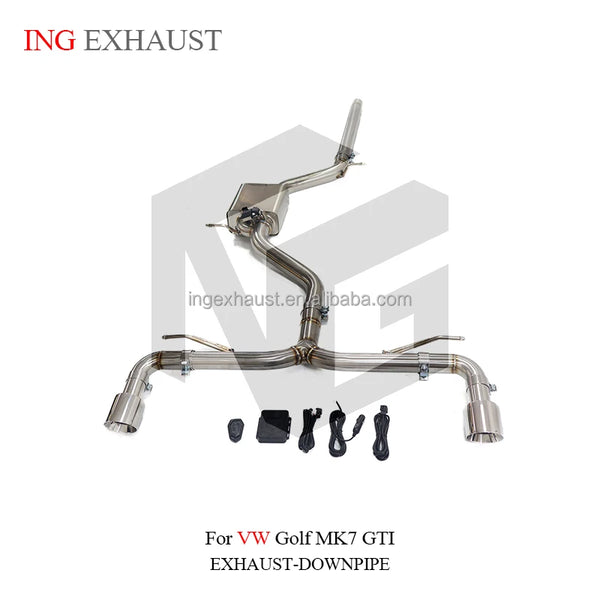 Ligne d’échappement à valve ING pour Golf 7 GTI — vue 4