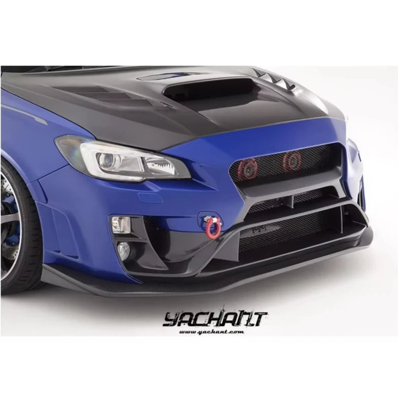 Pare-chocs avant FRP avec lèvre inférieure en carbone style VS ARISING II pour Subaru Impreza VA WRX S4/STI, 2015–2021