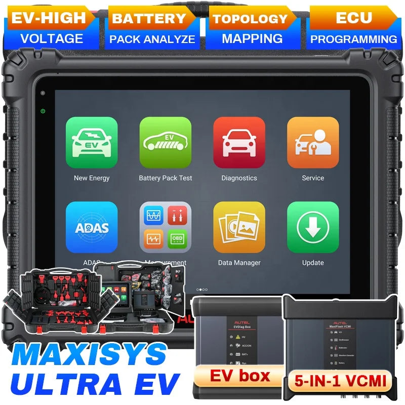 Valise de Diagnostic Professionnelle Autel MaxiSys Ultra EV OBD2 – Programmation ECU – Diagnostic et outillage | OURANE.COM