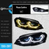 Phares LED projecteur haute puissance BBA, clignotant dynamique et DRL – Volkswagen Golf 7, 2013-2017