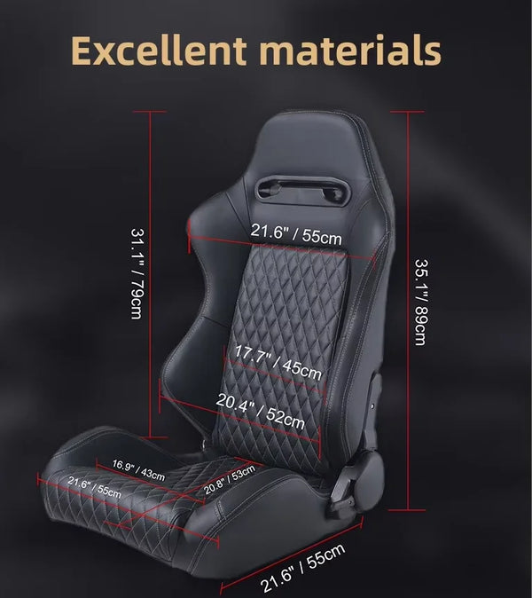 Siège Baquet Racing – Véhicules Sportifs – Version 2