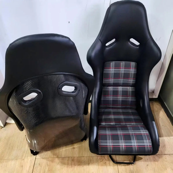 Sièges sport à carreaux rouges pour Golf 7.5 R