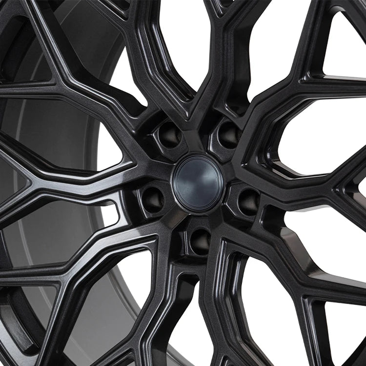 HF-2 personnalisé Forged 1 pièce monobloc Wheel All Size noir Machined 18 pouces 5x4.5 Muti branches design jantes en alliage