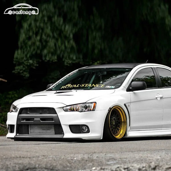 Pare-chocs avant style Evo Mitsubishi Lancer, 2009–2015 — vue 2