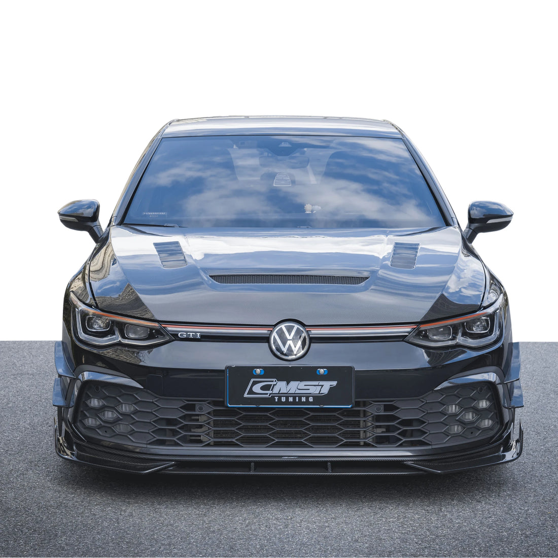 Kit carrosserie style CMST pour Volkswagen Golf 8 GTI : lèvre avant, diffuseur, jupes et ailes