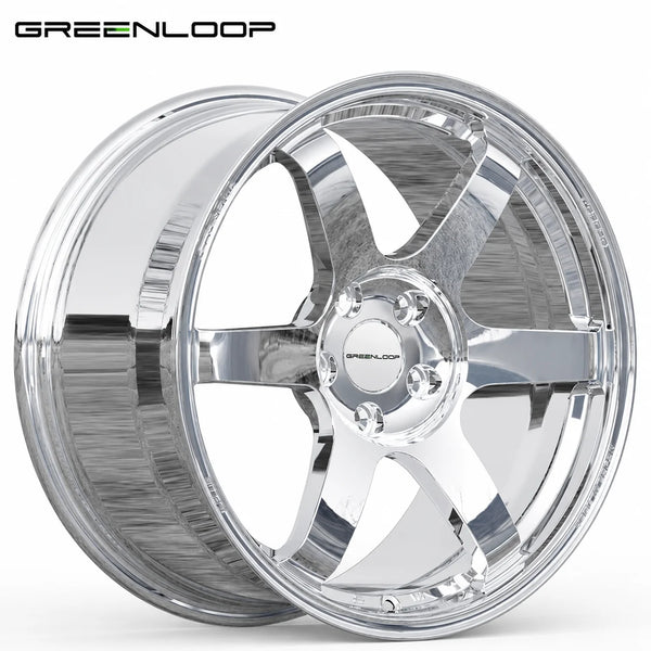 Jantes forgées GREENLOOP style TE37 noir mat, 5x114,3, 18 à 22 pouces pour GT-R