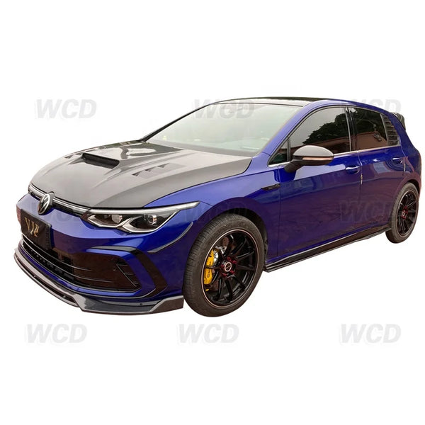 Capot carbone style WCD Volkswagen Golf 8, 2020–2022 — vue 2