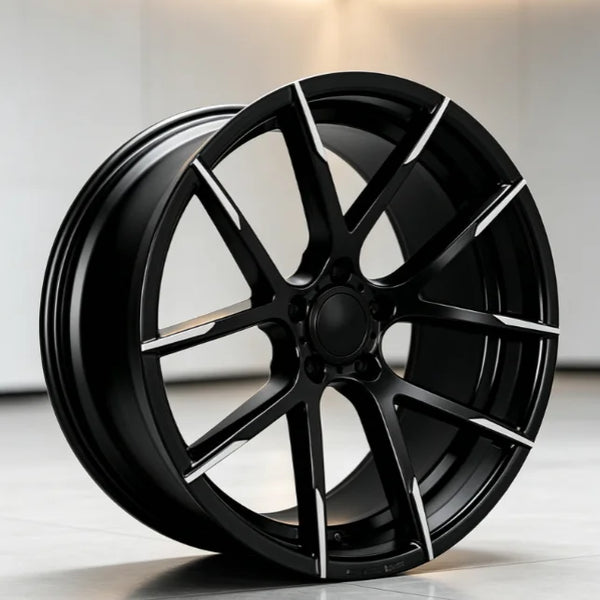 Jantes aluminium flow forming noires 5x112, 19–20 pouces — vue 2