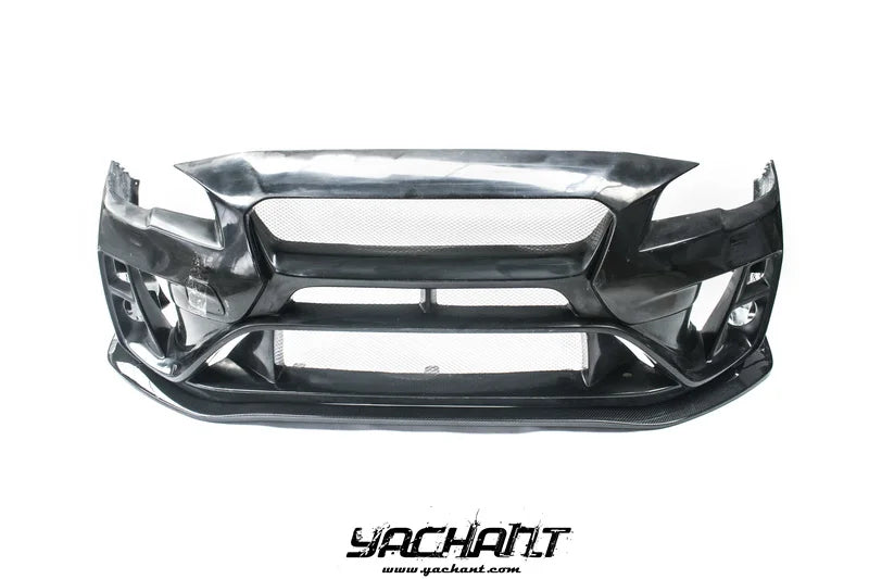 Pare-chocs avant FRP avec lèvre inférieure en carbone style VS ARISING II pour Subaru Impreza VA WRX S4/STI, 2015–2021