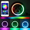 Phares LED 7 pouces Angel Eyes RGB pilotables par application Loyo – Jeep Wrangler à partir de 2014