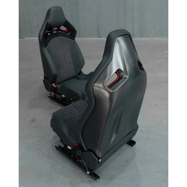 Siège Baquet Fibre de Carbone Réglable – Véhicules Sportifs – Version 2