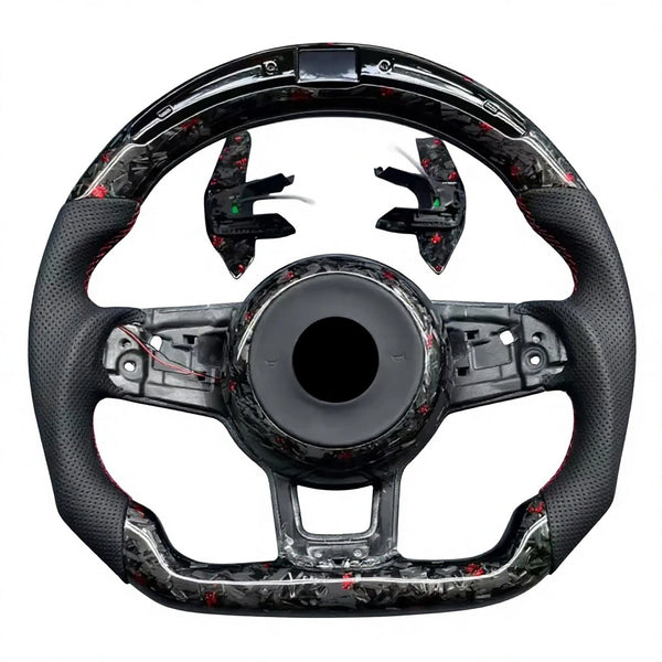 Palettes au volant carbone pour Volkswagen Golf 7 GTI et R DSG