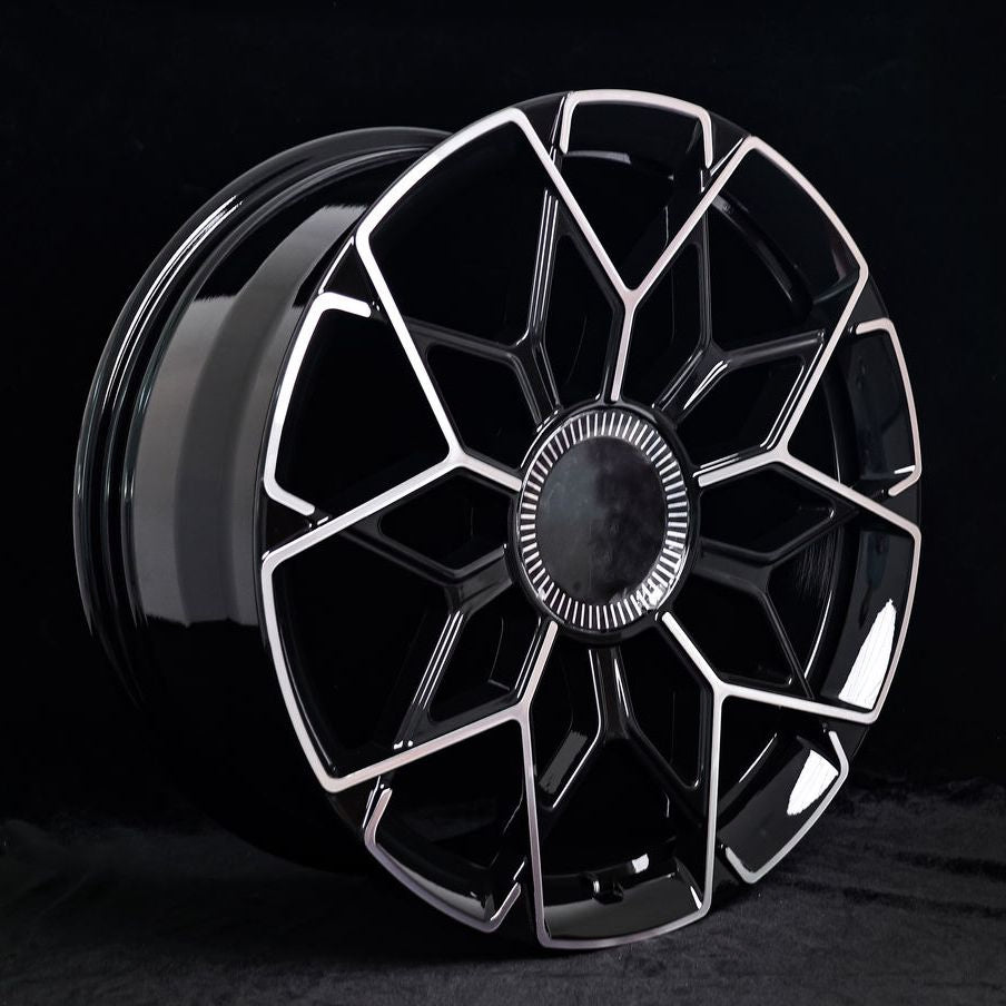 Vente Chaude 14/15/16 Pouces PCD Jantes Forgées en Alliage Tuning Nouvelles Jantes en Aluminium à Multi Rayons avec 25/30/40mm Roulement à Billes