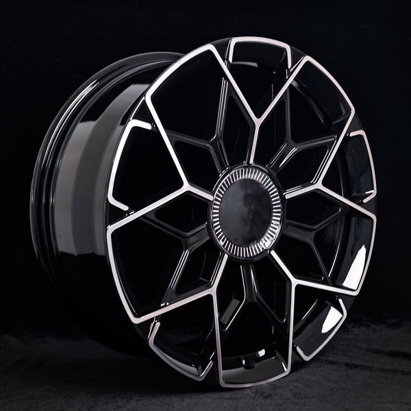 Vente Chaude 14/15/16 Pouces PCD Jantes Forgées en Alliage Tuning Nouvelles Jantes en Aluminium à Multi Rayons avec 25/30/40mm Roulement à Billes