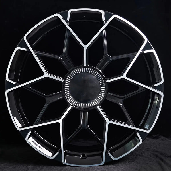 Vente Chaude 14/15/16 Pouces PCD Jantes Forgées en Alliage Tuning Nouvelles Jantes en Aluminium à Multi Rayons avec 25/30/40mm Roulement à Billes