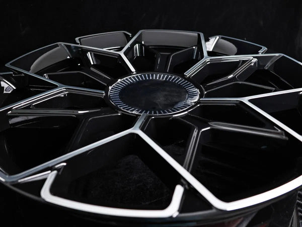 Vente Chaude 14/15/16 Pouces PCD Jantes Forgées en Alliage Tuning Nouvelles Jantes en Aluminium à Multi Rayons avec 25/30/40mm Roulement à Billes