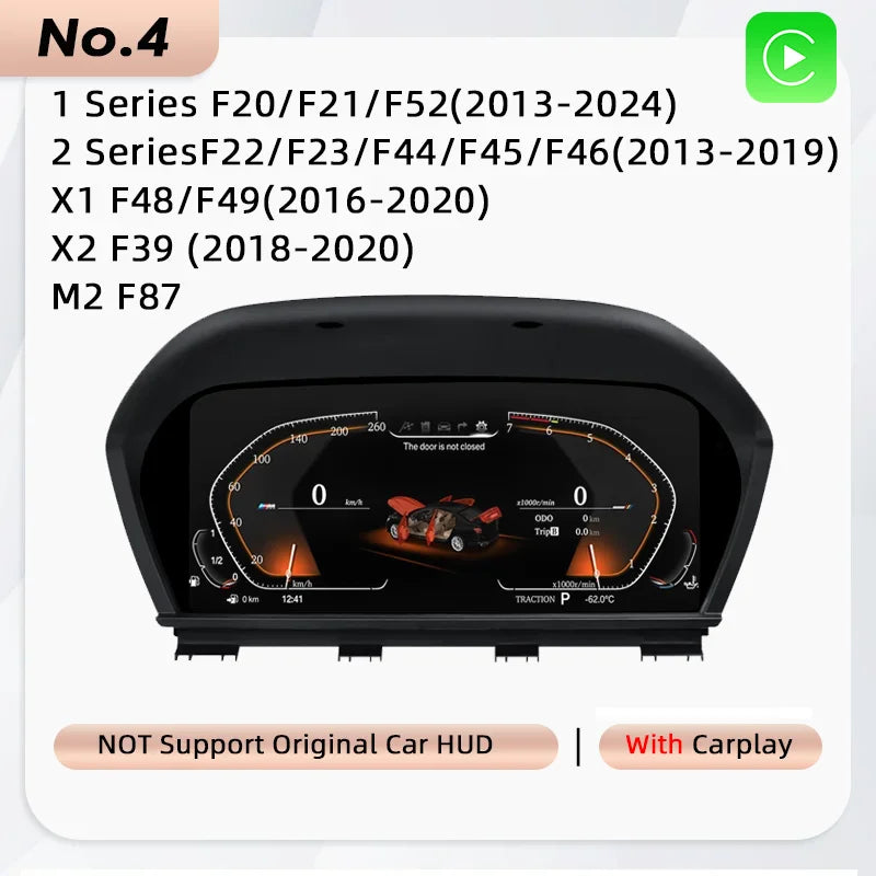 2026 Digital Instrument Dashboard Cluster Pour BMW 1 2 3 4 5 6 7 Series X1 X2 X3 X4 Speedometer Instrument Panel F10 E90 E60 