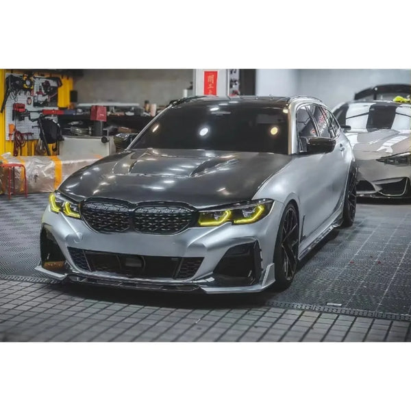 Capot carbone style CS BMW Série 3 G20/G21 — vue 3