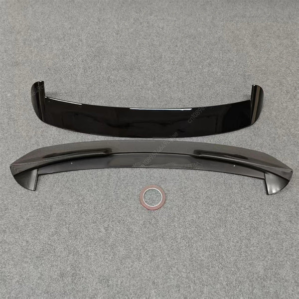 Aileron de coffre arrière de voiture, capuchon de spoiler de toit, aileron arrière noir brillant, accessoires pour Seat Ibiza