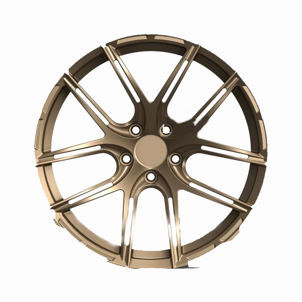GVICHN design G18 fendu cinq rayons 18 19 20 21 22 pouces conception à cinq trous jantes en alliage forgé roues de voiture pe