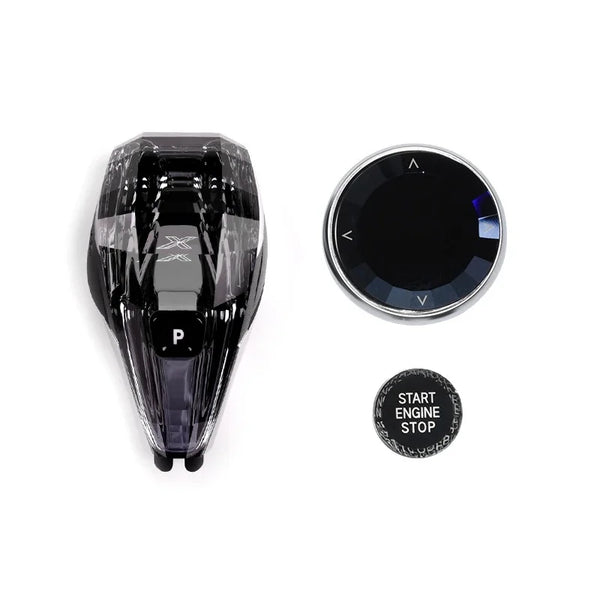 Jante Pommeau de Levier Cristal BMW – kit 3 Pièces – Série 3, 5, 6, 7 & X — OURANE