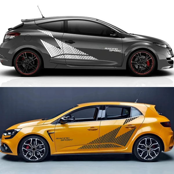 Kit Stickers Vinyle Capot & Portières – Renault Mégane RS