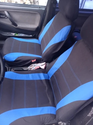Housse de siège de voiture en tissu Polyester, pièces automobiles, ensemble de 2 / 4 / 9 pièces, coussin de siège de voiture 